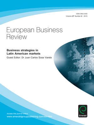 cover image of European Business Review, Volume 27, Issue 2